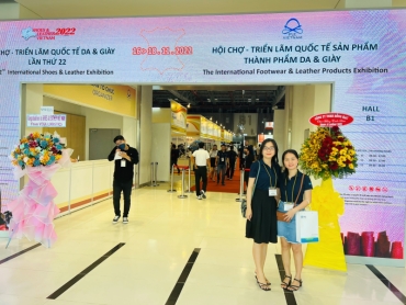 KCN Cầu cảng Phước Đông tham dự sự kiện kết nối doanh nghiệp tại Triển lãm quốc tế Da & Giày lần thứ 22 và Vietnam Foodexpo 2022