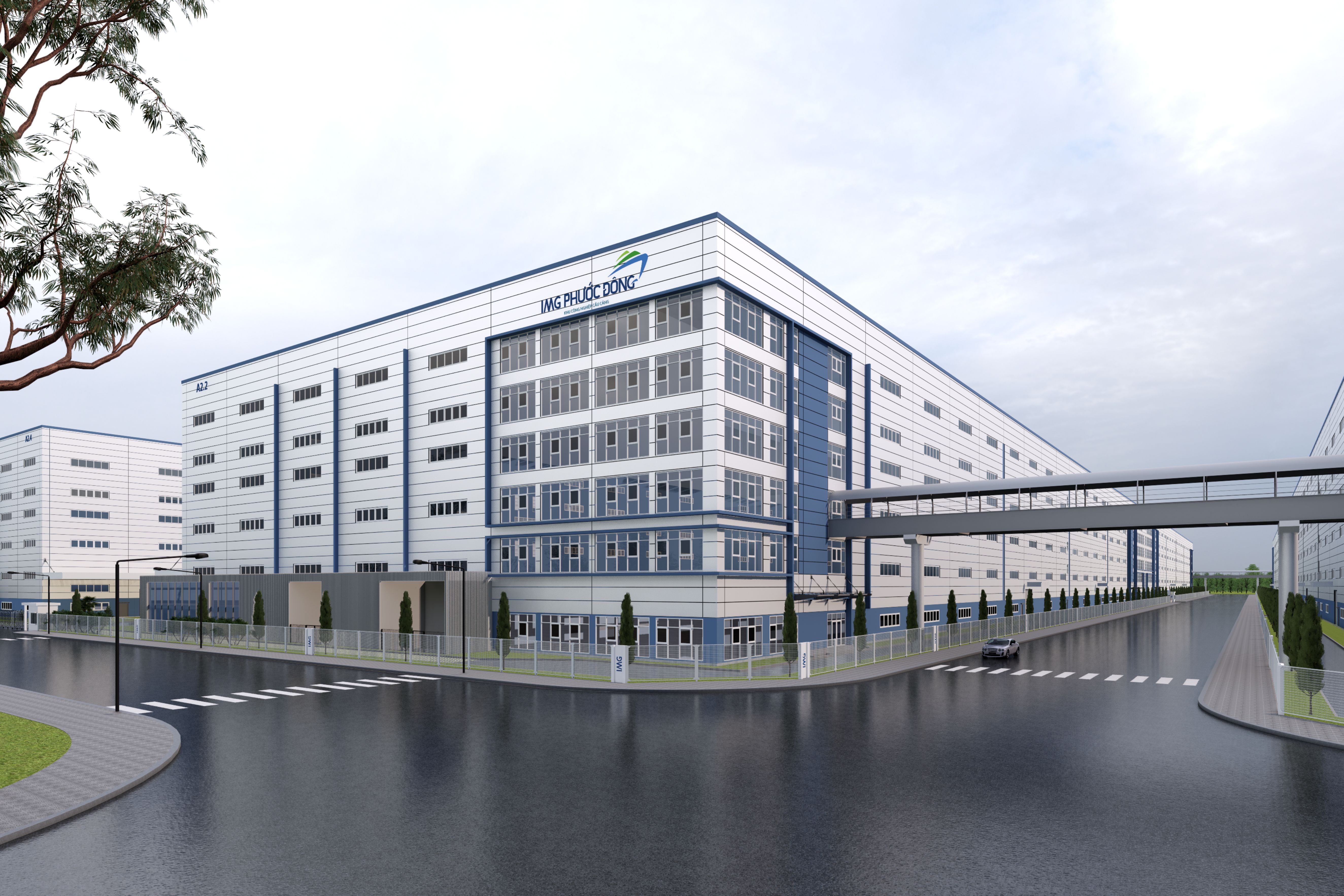 le khoi cong cum nha xuong cao tang   du an nha o cong nhan  ?? nha o chuyen gia tai kcn cau cang phuoc dong nhan ky niem 51 nam ngay giai phong mien nam