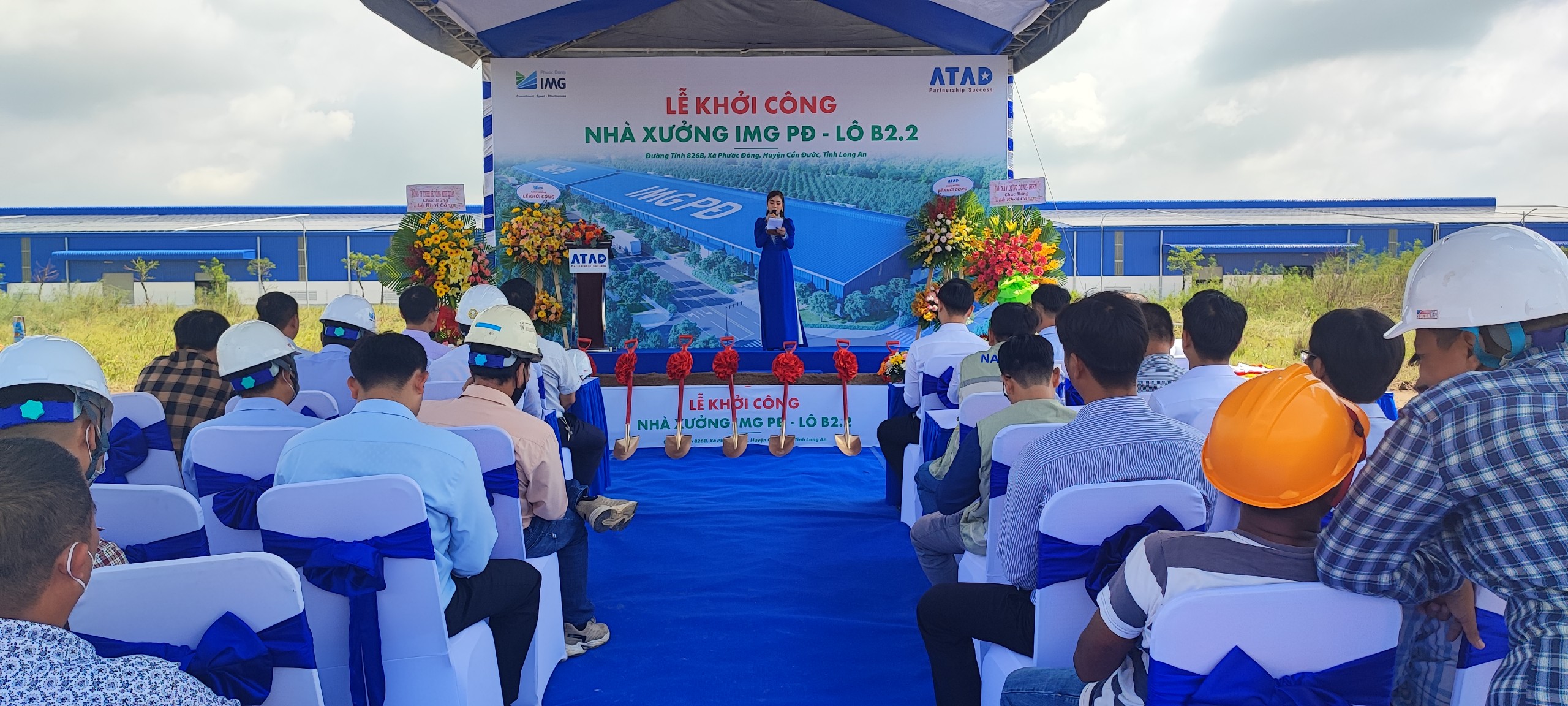 groundbreaking ceremony for b2 2 factory at phuoc dong industrial park   port