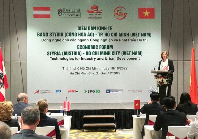 phuoc dong industrial park   port participates in  ??styria state economic forum  austria    ho chi minh city ??