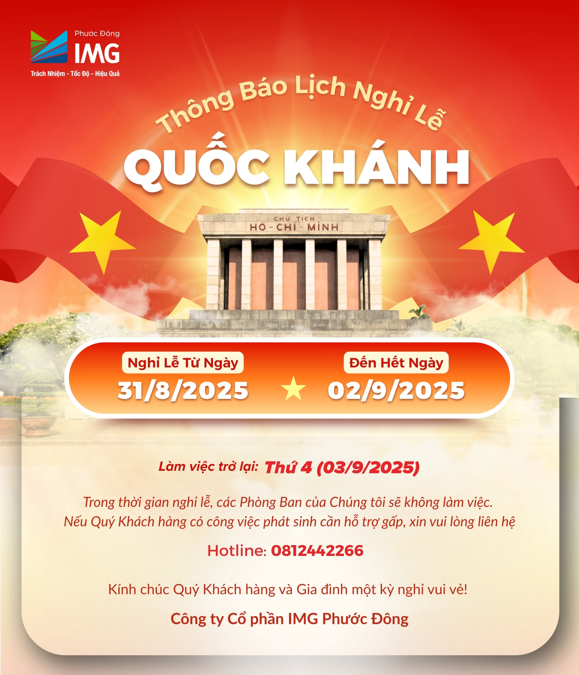 thong bao nghi le quoc khanh 2 9 2025